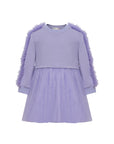 Lilac Poppy Sweatshirt Dress