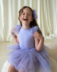 Purple Bloom Tutu Set