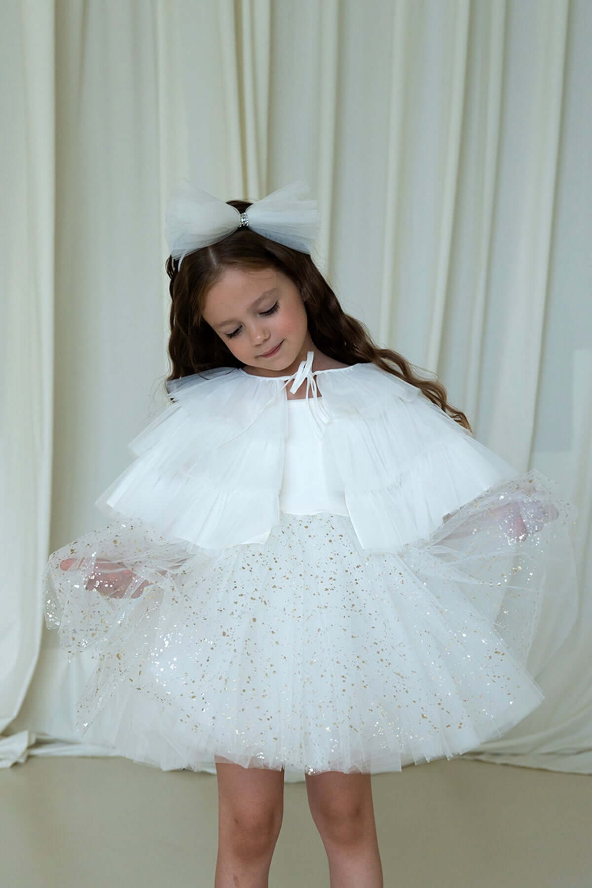 Sparkle White Dress Set