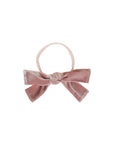 Velvet Bow Headband